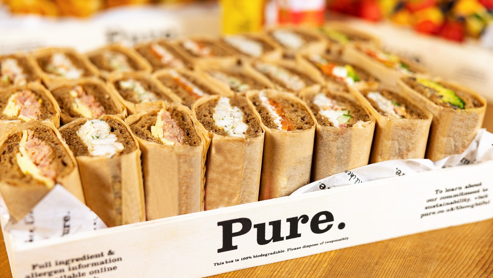 New Catering Menu Pure