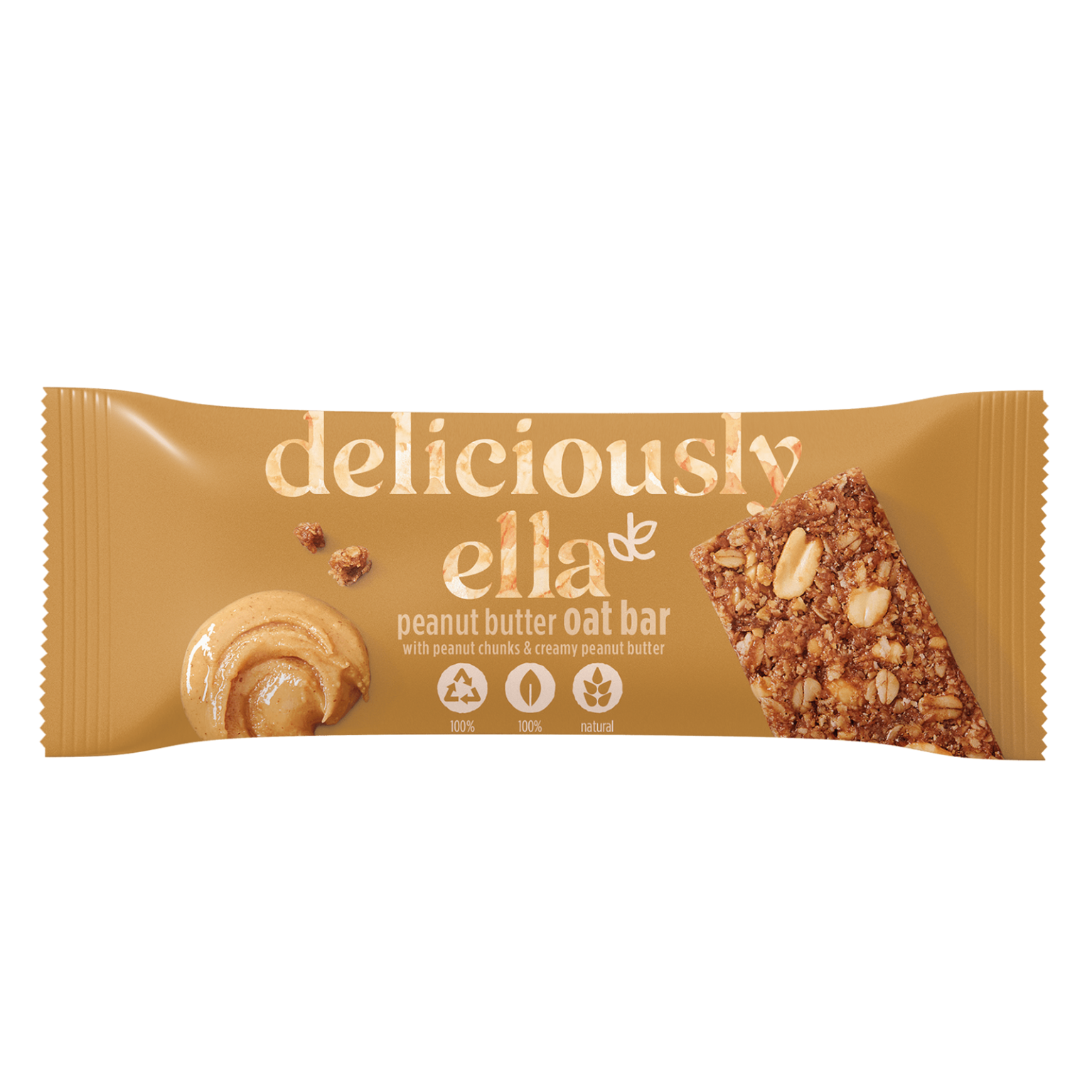 Deliciously Ella Peanut Butter Oat Bar Pure
