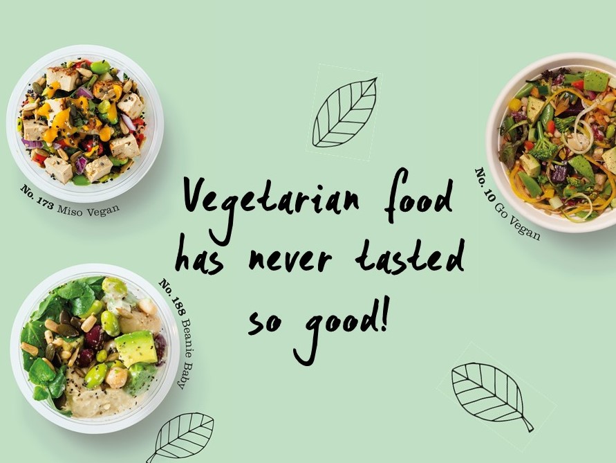 New vegetarian menu! Pure